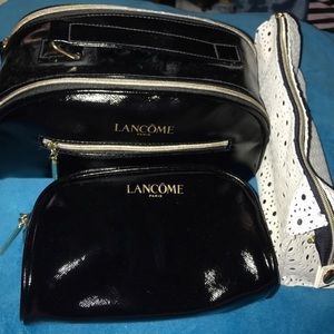 Lancôme bag and too faced palette